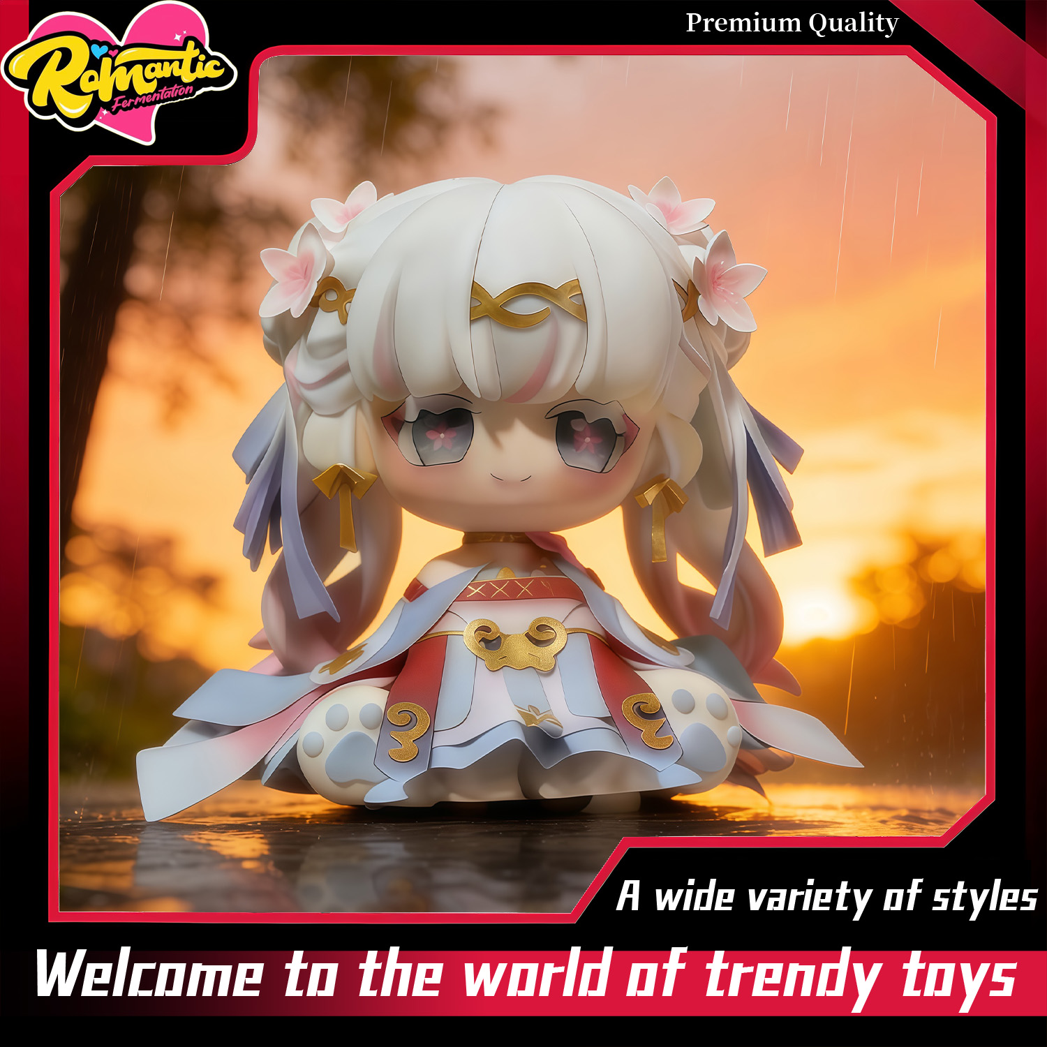 Jinxi Q-versiyonu sevimli Anim - Popular Anime Merchandise incelemesi ve fiyatı